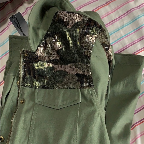 Sequined army jacket - Picture 4 of 4